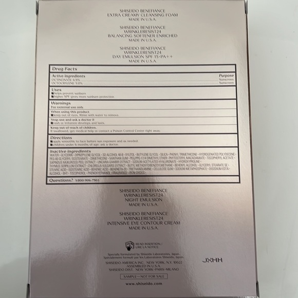 NIB Shiseido Benefiance travel set x 2 - Picture 4 of 4